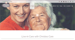 Desktop Screenshot of christiescare.com